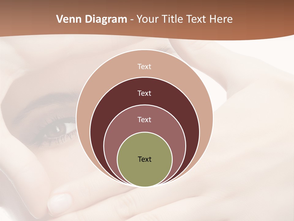 Health Girl Makeup PowerPoint Template