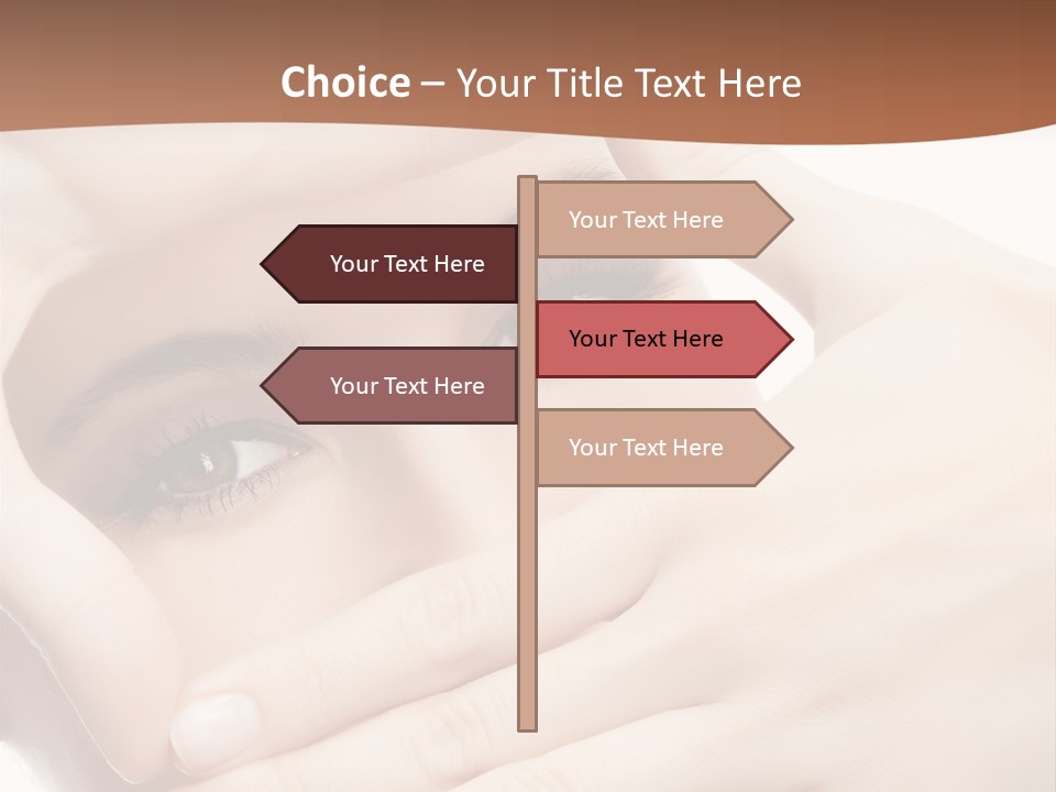 Health Girl Makeup PowerPoint Template