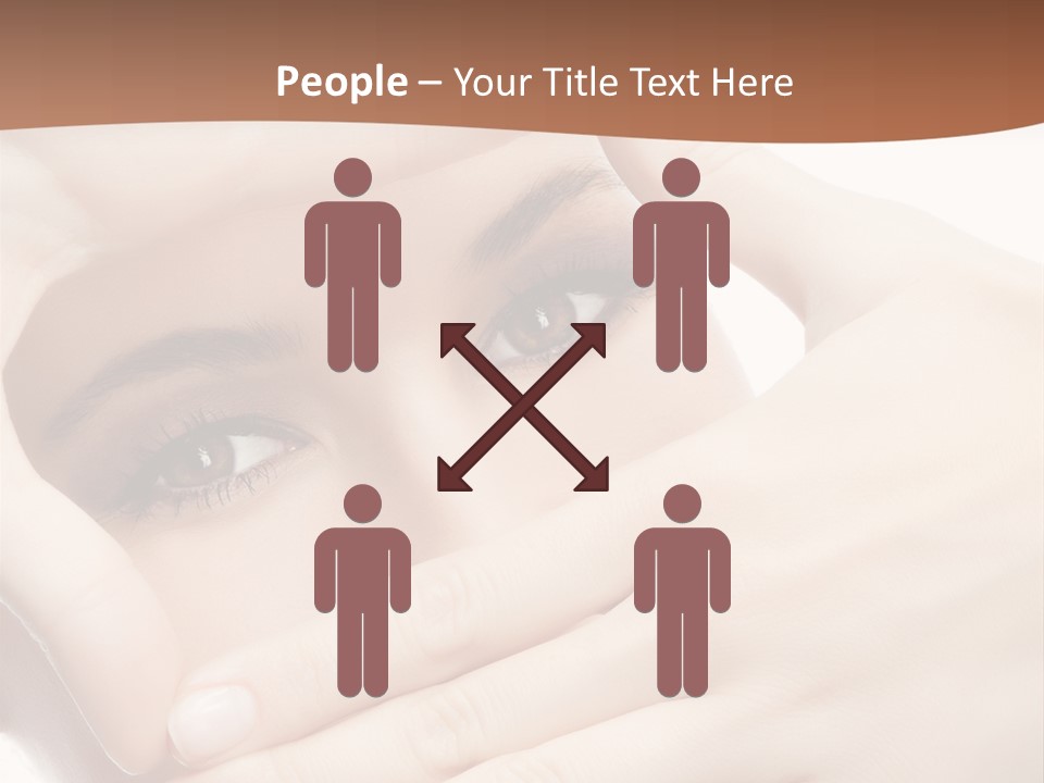 Health Girl Makeup PowerPoint Template