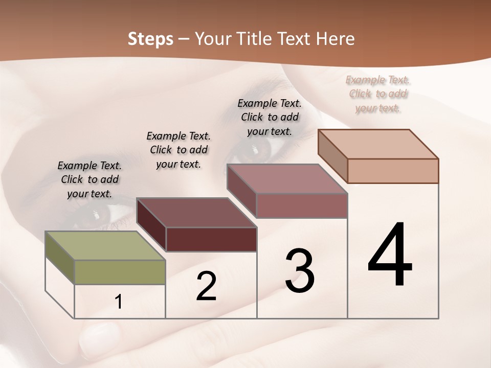 Health Girl Makeup PowerPoint Template