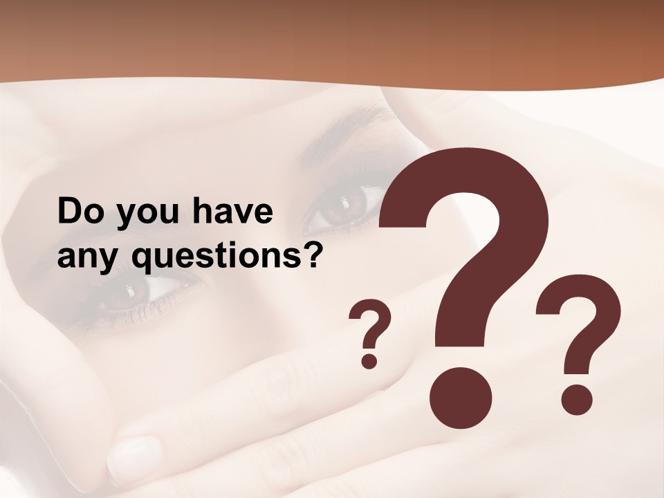 Health Girl Makeup PowerPoint Template