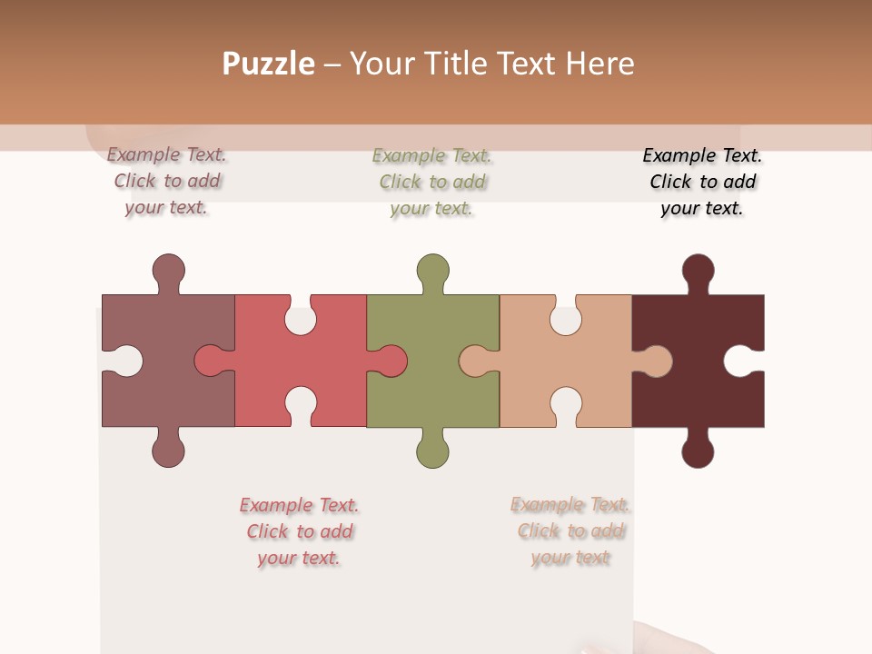 White Copy Space Showing PowerPoint Template