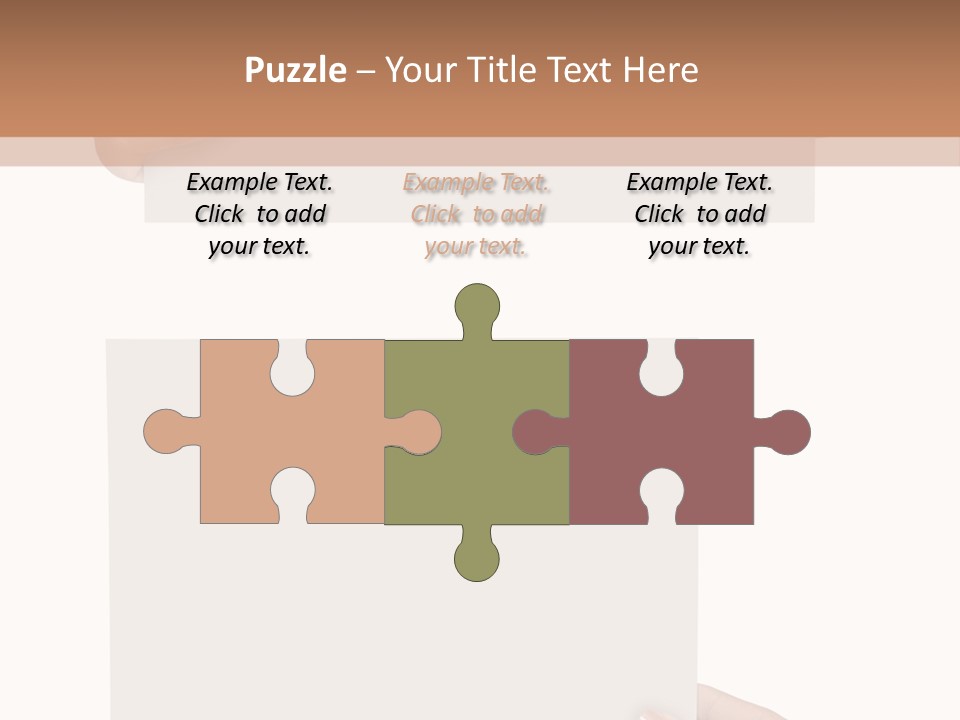 White Copy Space Showing PowerPoint Template