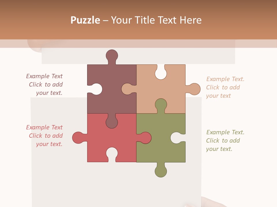 White Copy Space Showing PowerPoint Template