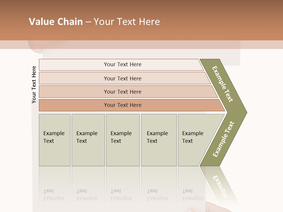 White Copy Space Showing PowerPoint Template