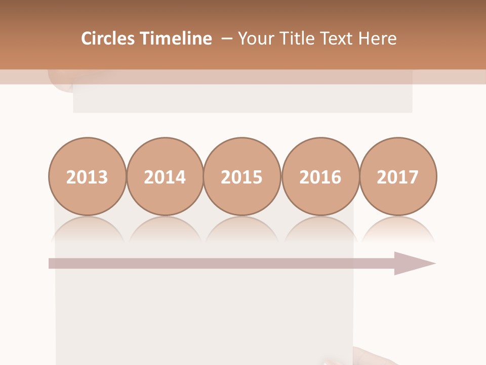 White Copy Space Showing PowerPoint Template