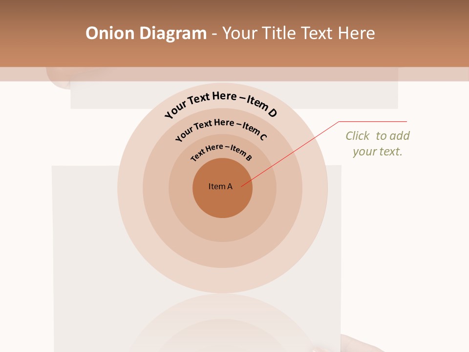 White Copy Space Showing PowerPoint Template