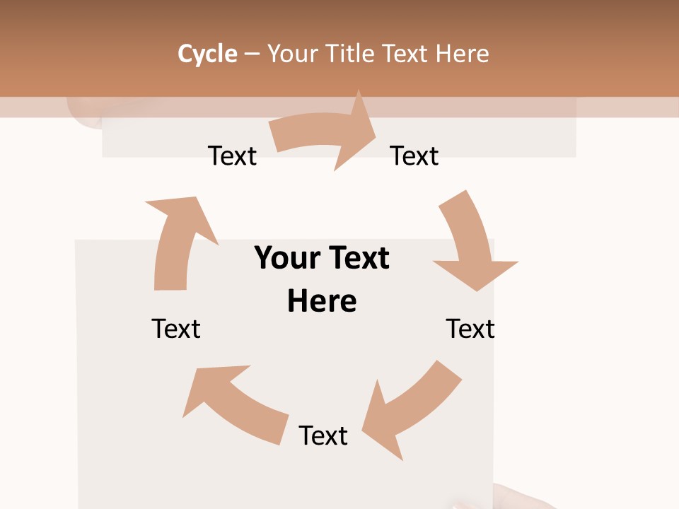 White Copy Space Showing PowerPoint Template