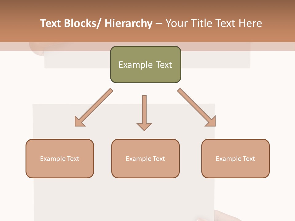 White Copy Space Showing PowerPoint Template