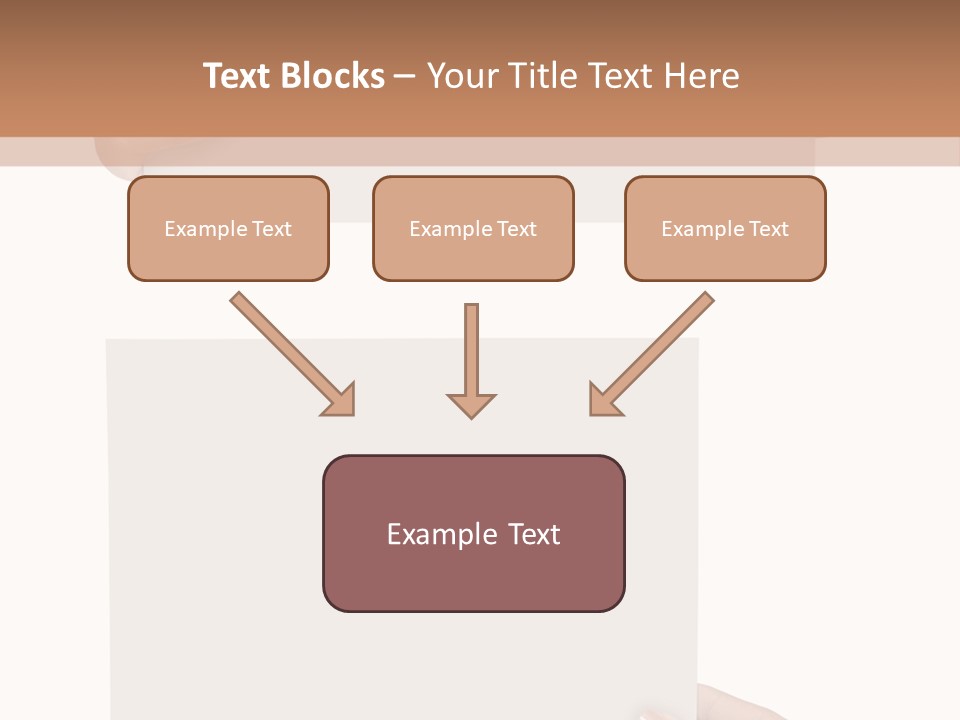 White Copy Space Showing PowerPoint Template