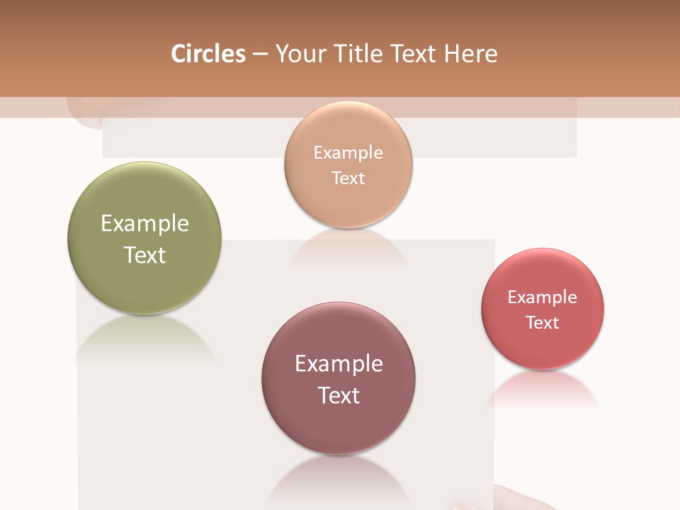 White Copy Space Showing PowerPoint Template