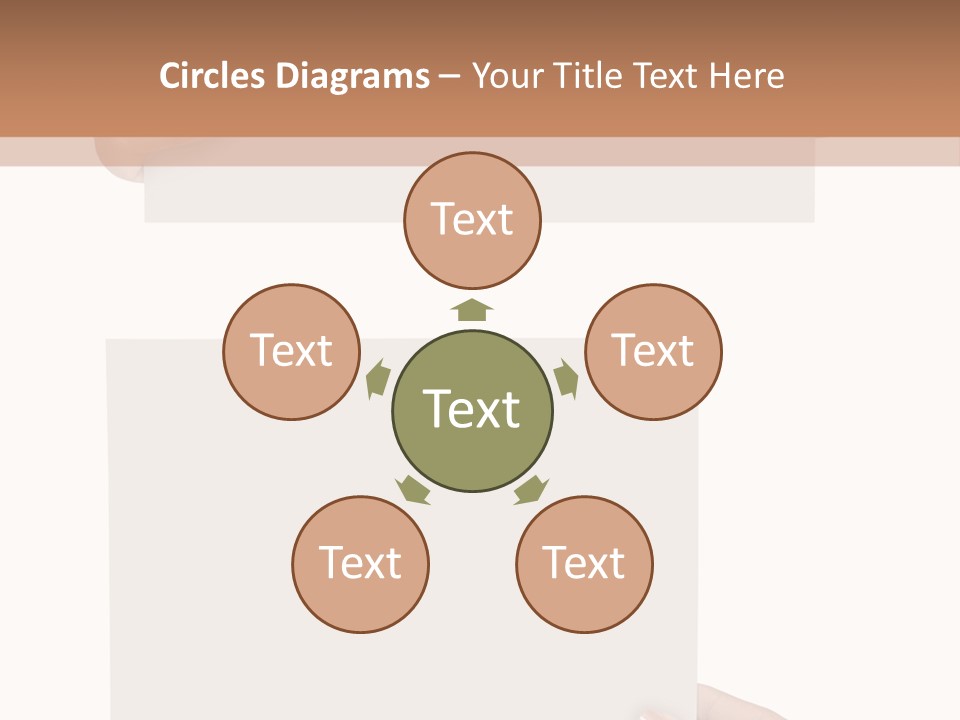 White Copy Space Showing PowerPoint Template