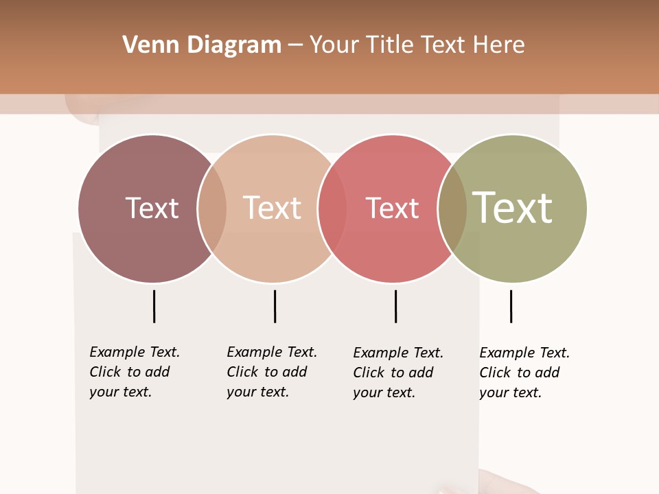 White Copy Space Showing PowerPoint Template