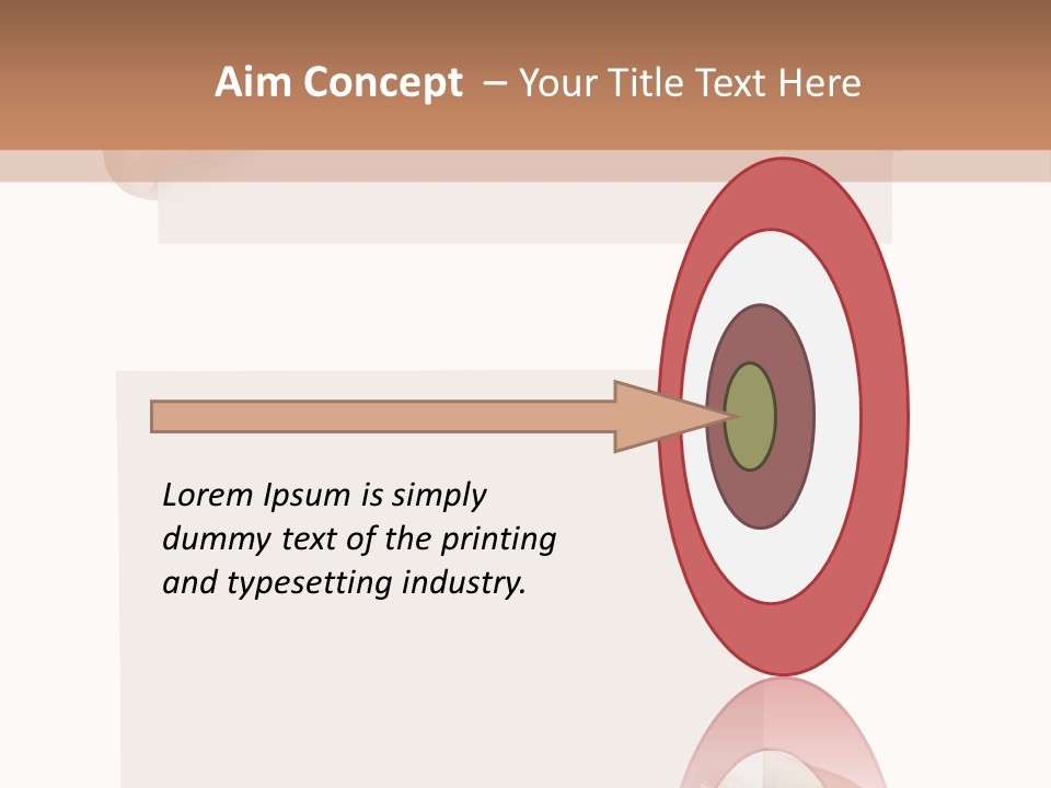 White Copy Space Showing PowerPoint Template