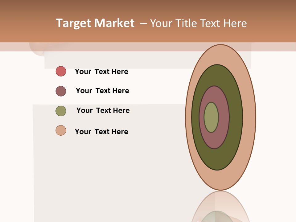 White Copy Space Showing PowerPoint Template