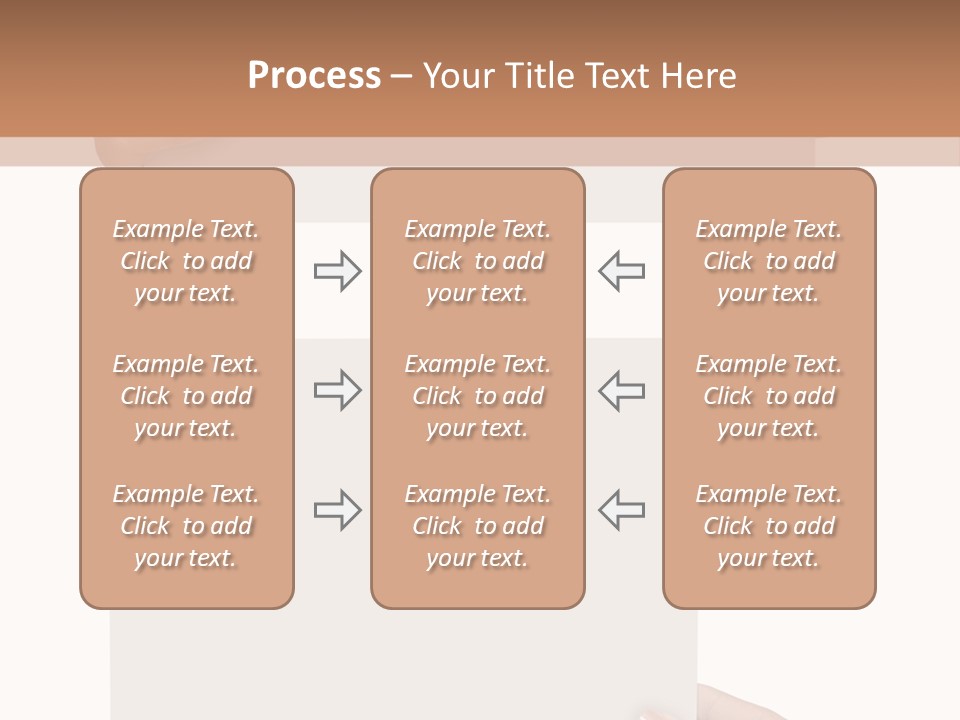White Copy Space Showing PowerPoint Template