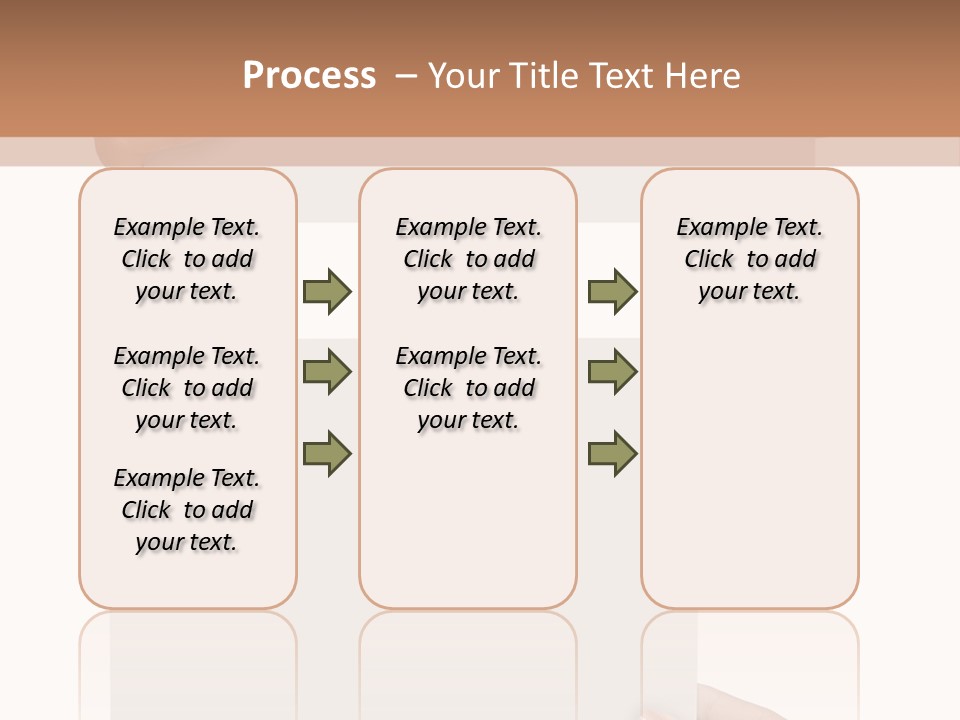 White Copy Space Showing PowerPoint Template
