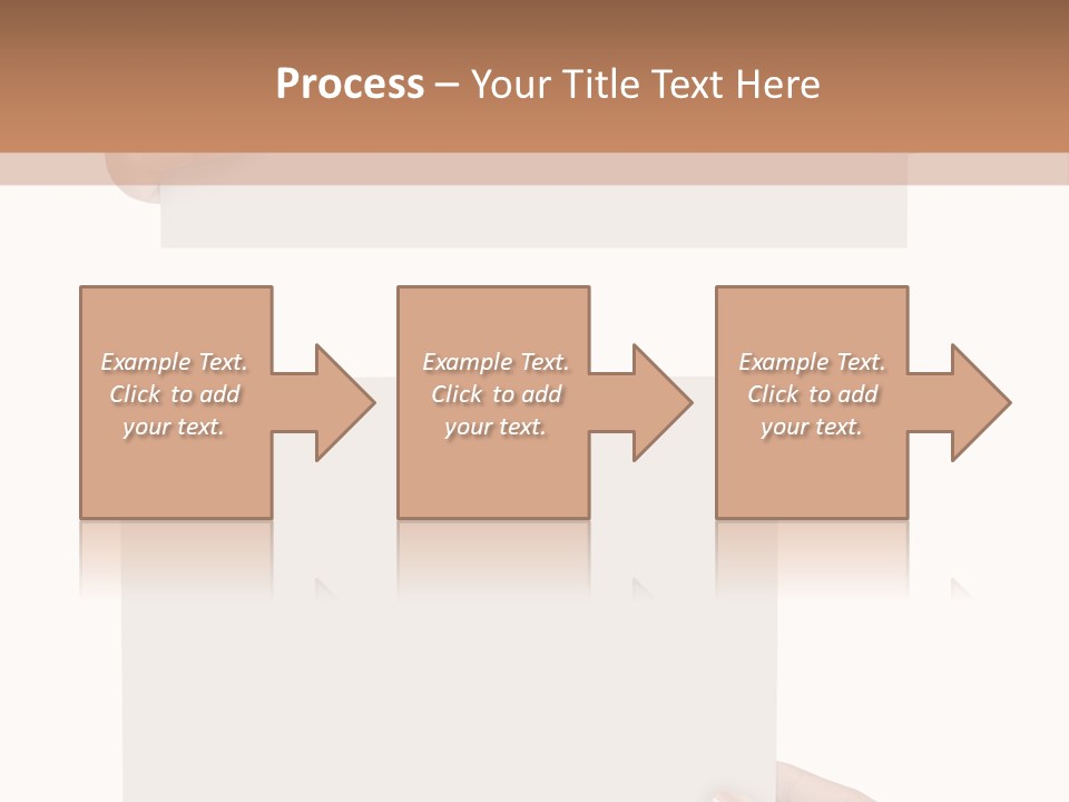 White Copy Space Showing PowerPoint Template