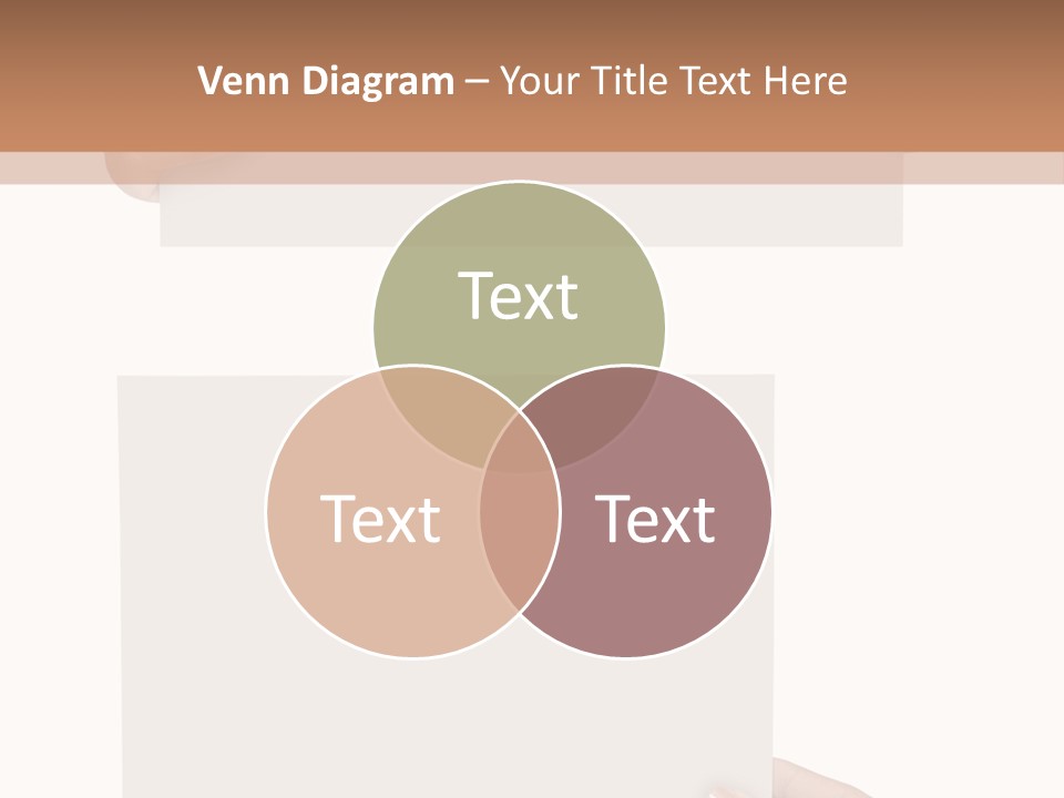 White Copy Space Showing PowerPoint Template