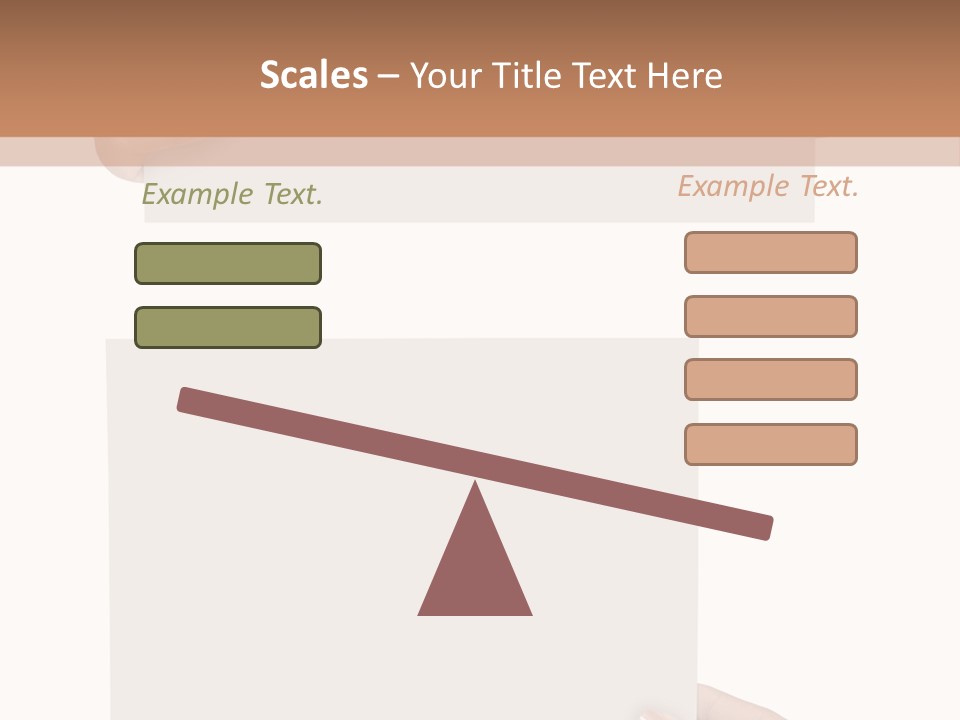White Copy Space Showing PowerPoint Template