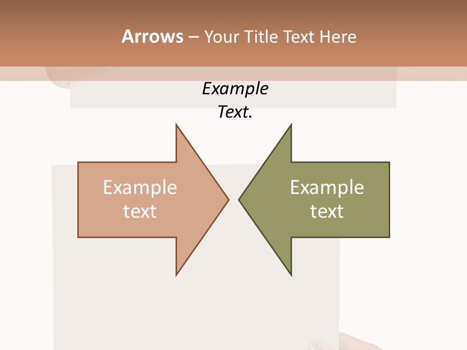 White Copy Space Showing PowerPoint Template