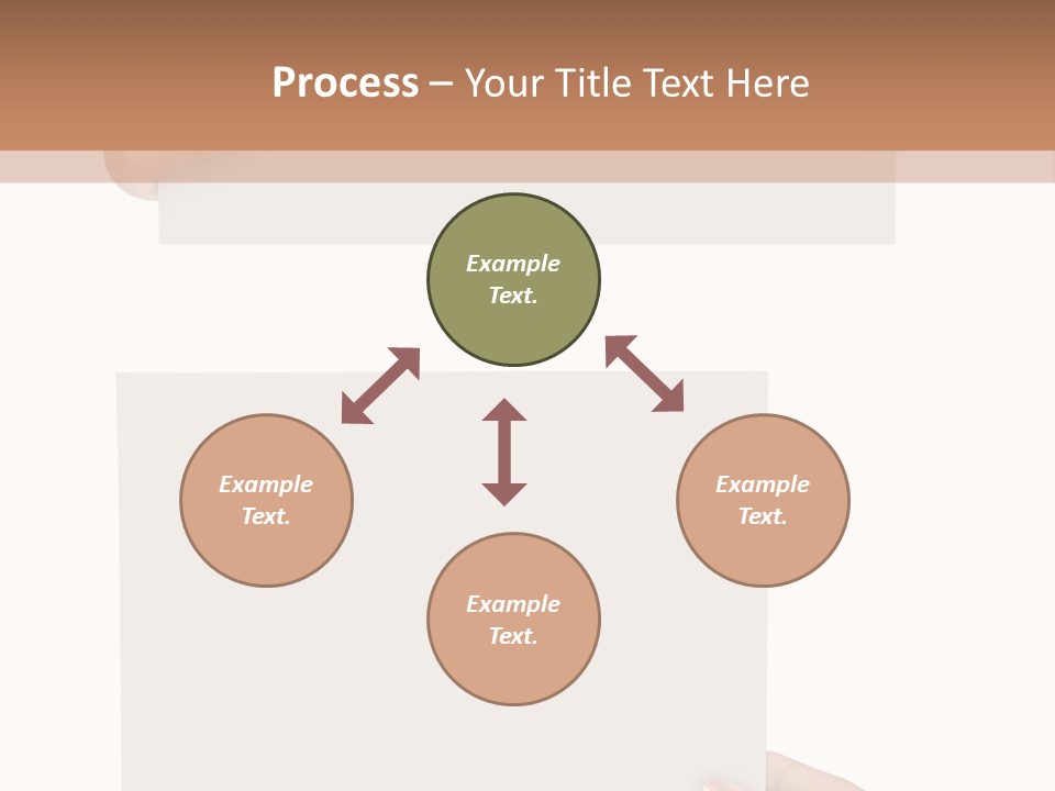 White Copy Space Showing PowerPoint Template