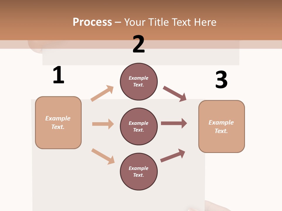 White Copy Space Showing PowerPoint Template