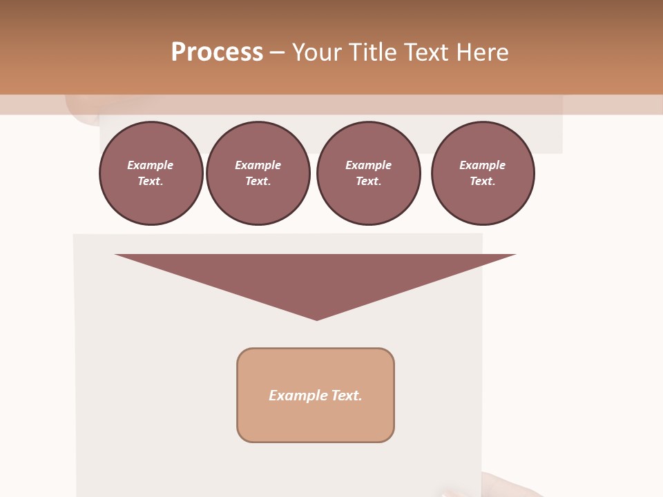 White Copy Space Showing PowerPoint Template