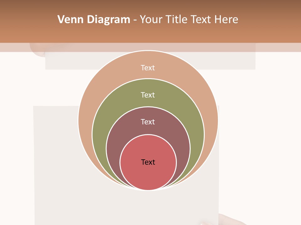 White Copy Space Showing PowerPoint Template