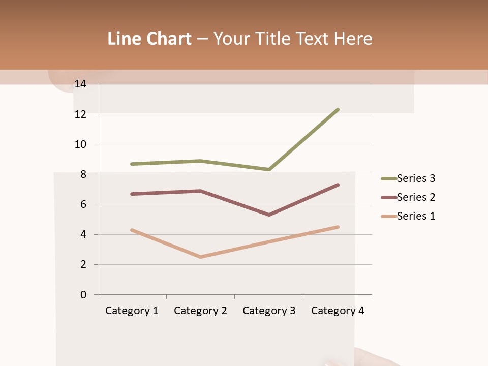 White Copy Space Showing PowerPoint Template