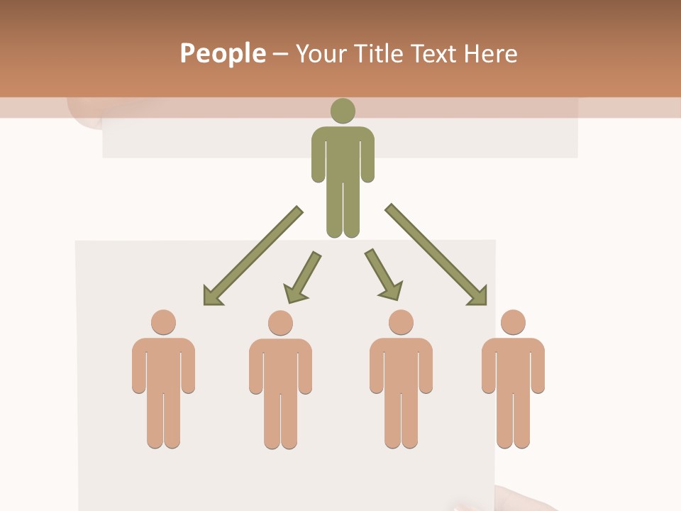 White Copy Space Showing PowerPoint Template