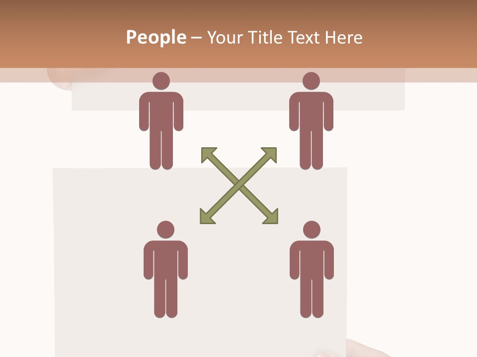 White Copy Space Showing PowerPoint Template