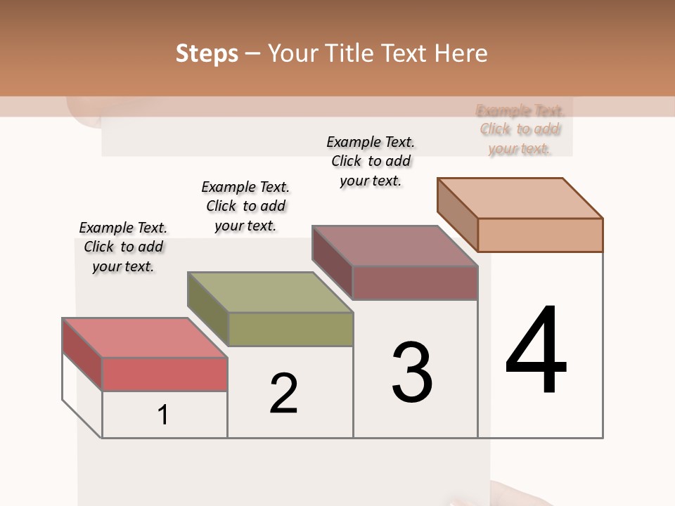White Copy Space Showing PowerPoint Template