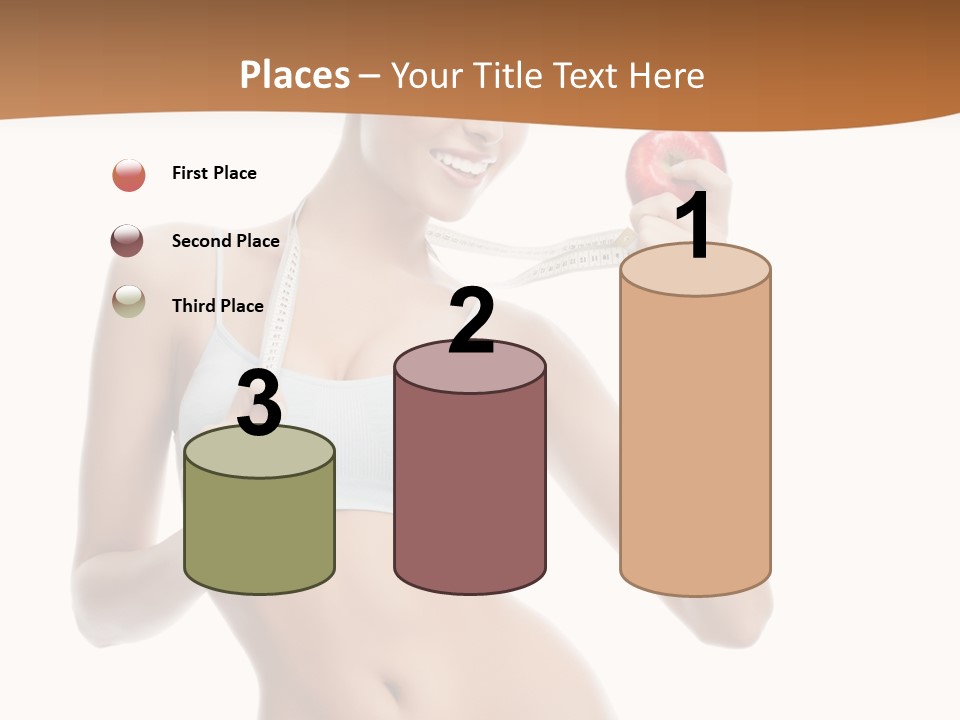 Model Nude Bottom PowerPoint Template