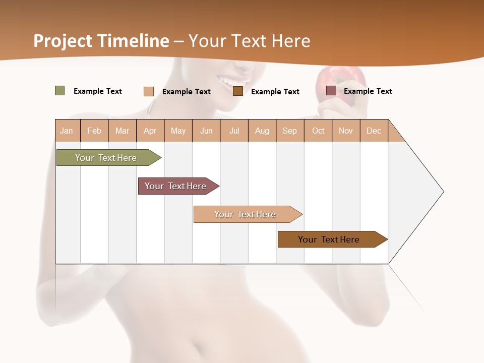 Model Nude Bottom PowerPoint Template