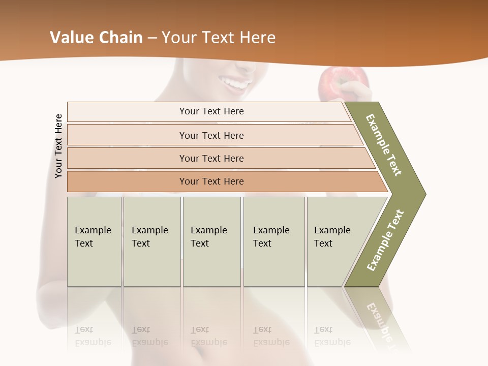 Model Nude Bottom PowerPoint Template
