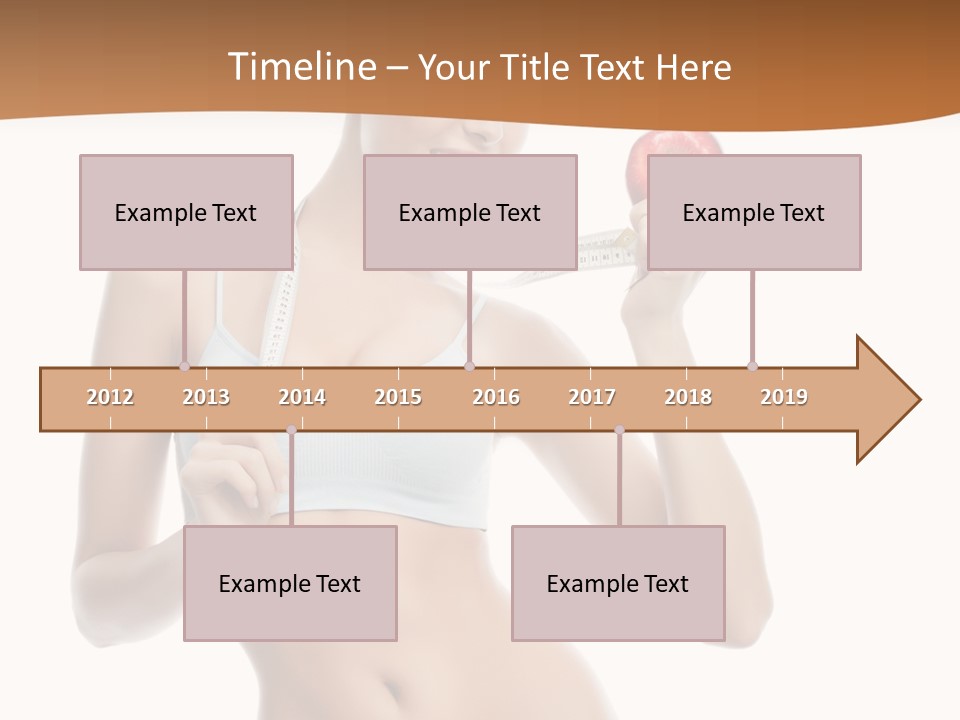 Model Nude Bottom PowerPoint Template