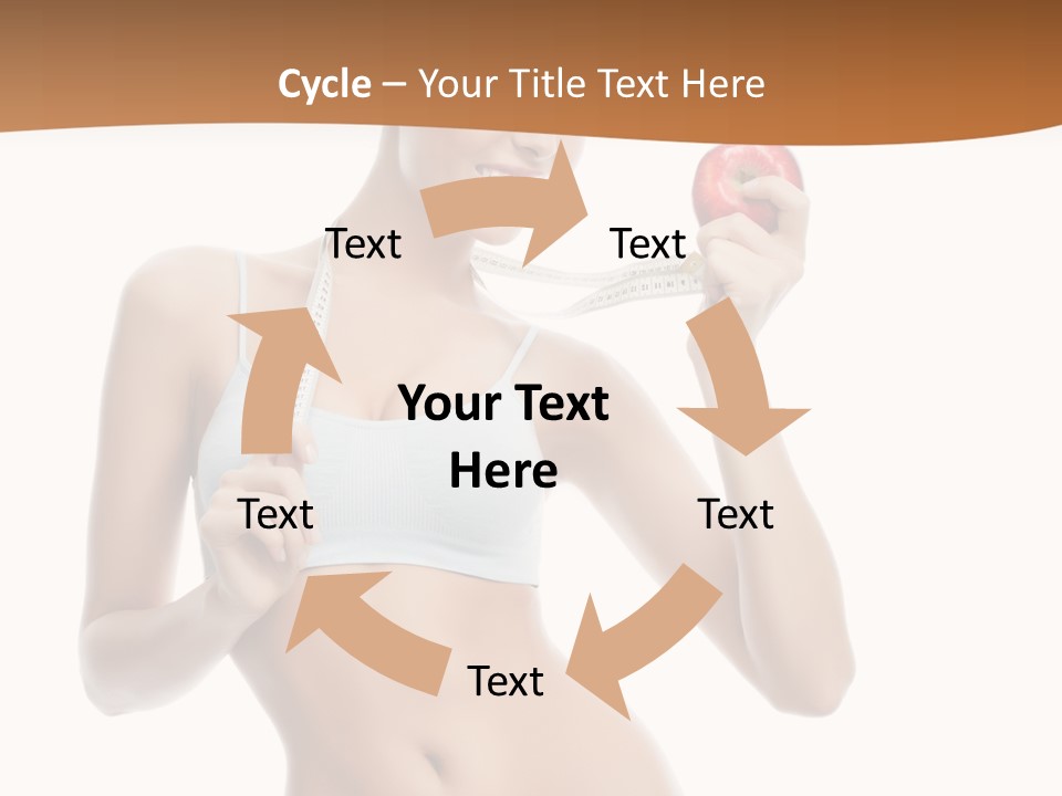 Model Nude Bottom PowerPoint Template
