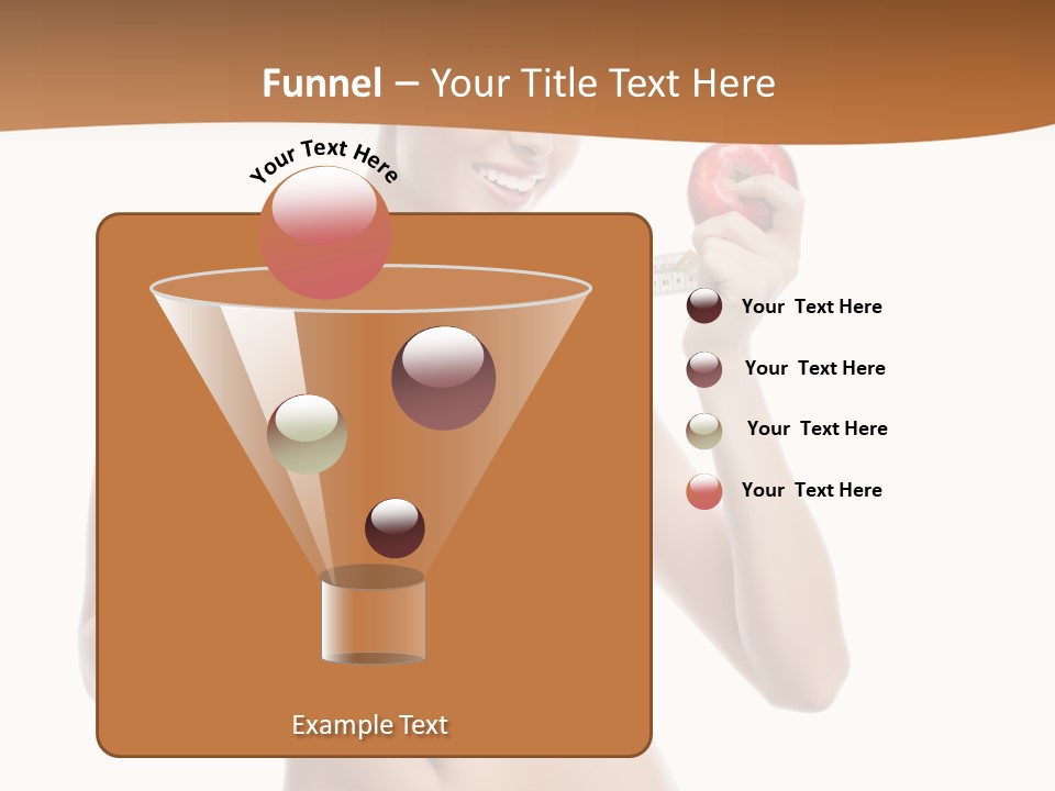 Model Nude Bottom PowerPoint Template