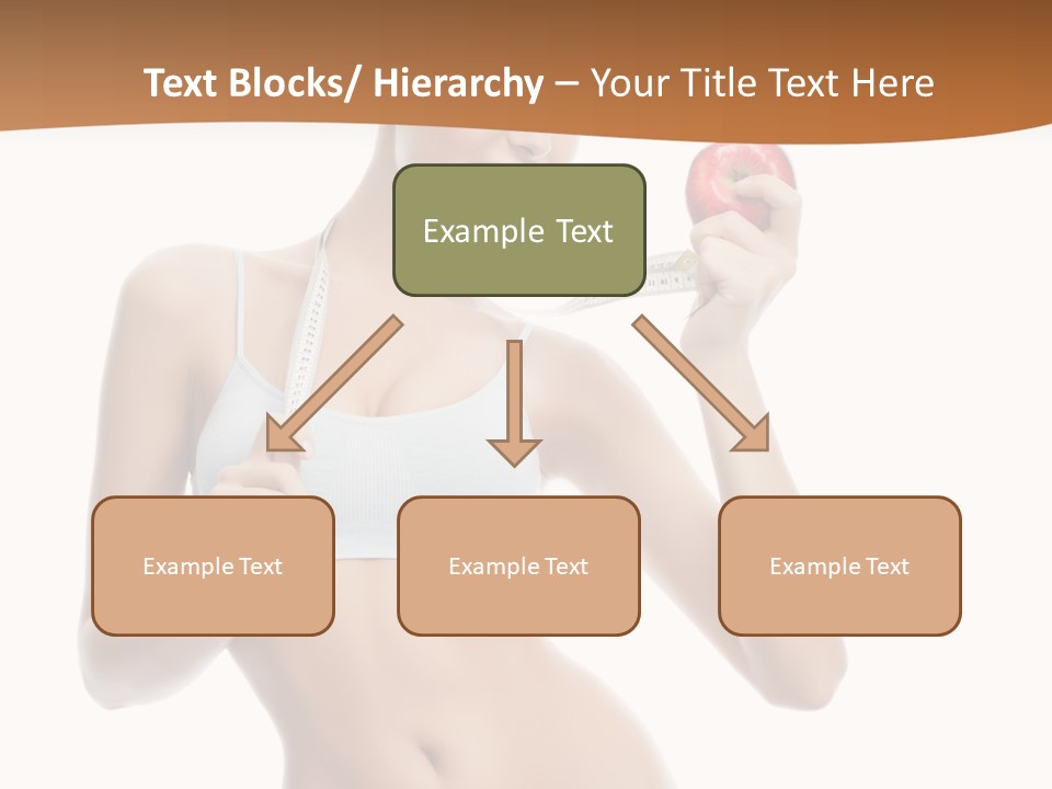 Model Nude Bottom PowerPoint Template