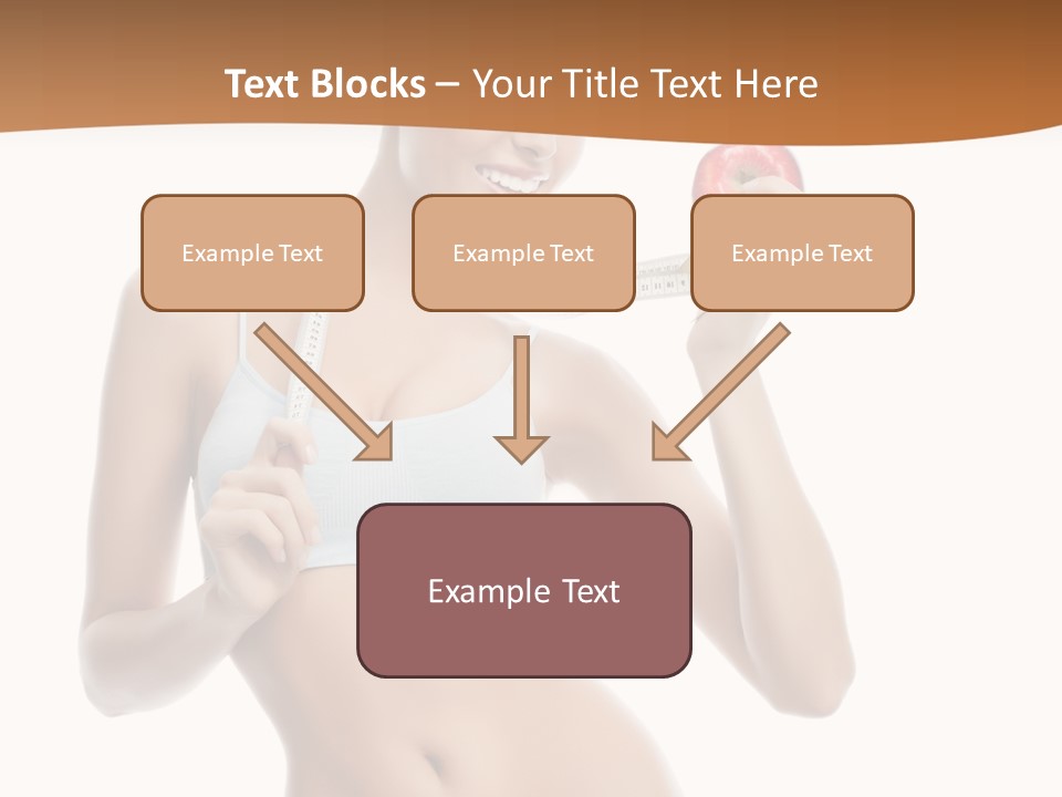 Model Nude Bottom PowerPoint Template