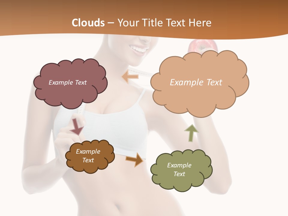 Model Nude Bottom PowerPoint Template