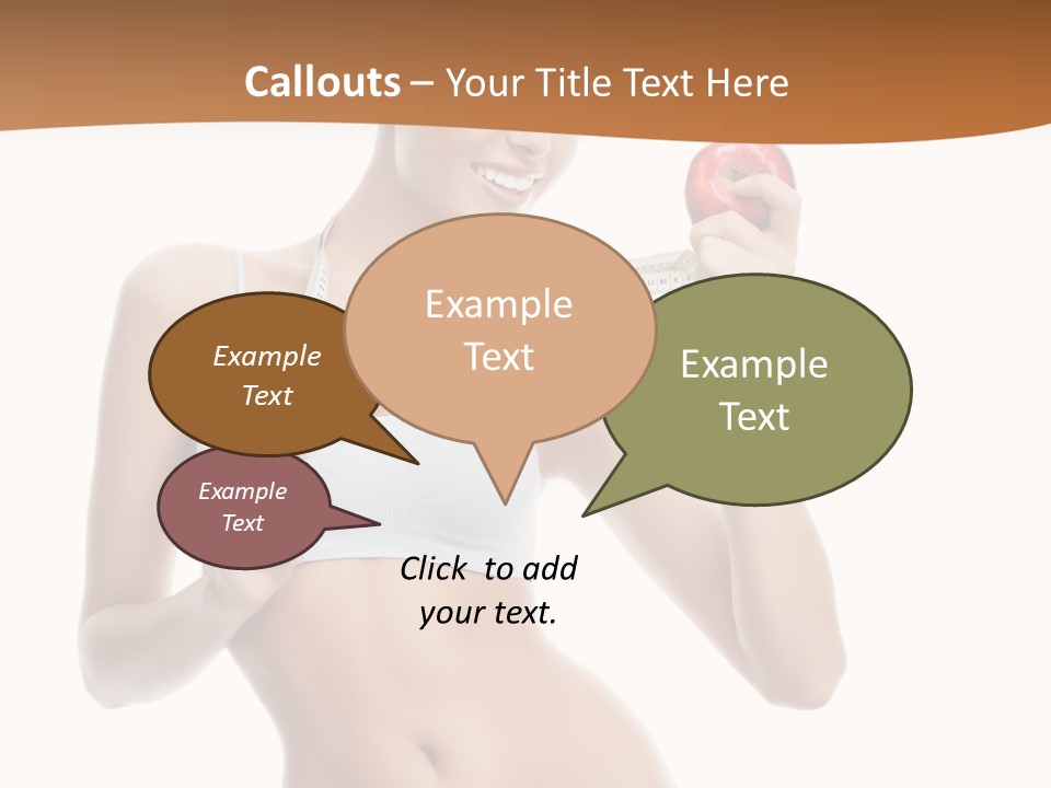 Model Nude Bottom PowerPoint Template