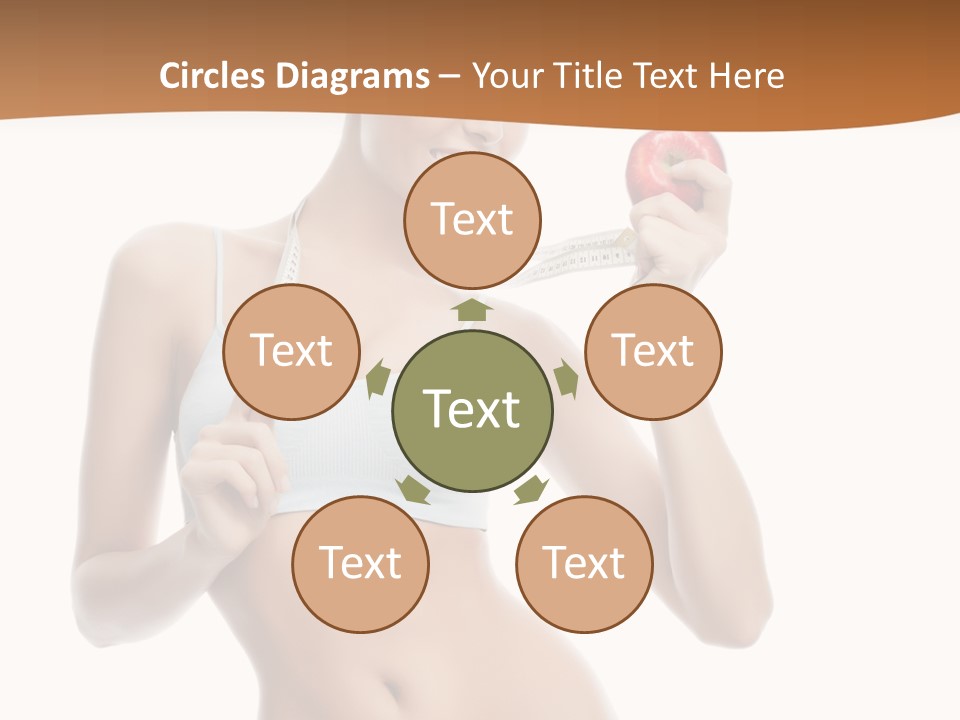 Model Nude Bottom PowerPoint Template