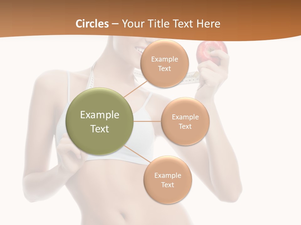 Model Nude Bottom PowerPoint Template