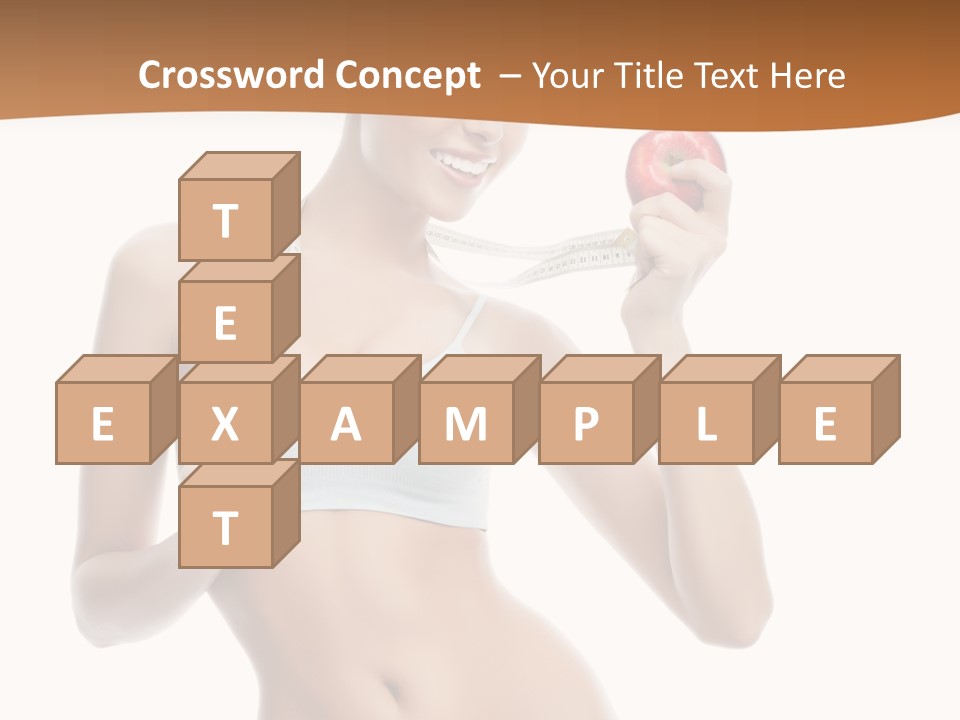 Model Nude Bottom PowerPoint Template