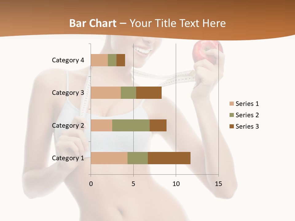 Model Nude Bottom PowerPoint Template