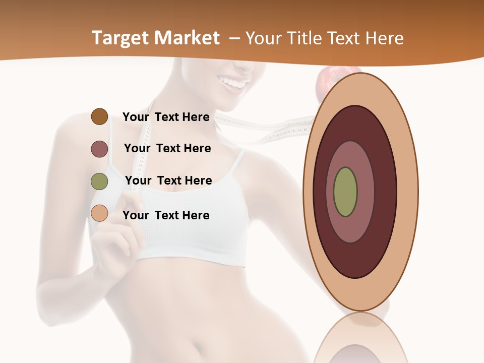 Model Nude Bottom PowerPoint Template