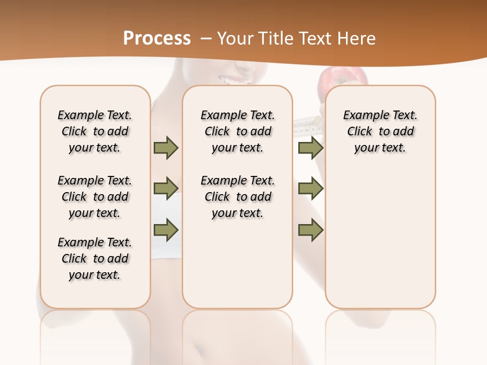 Model Nude Bottom PowerPoint Template