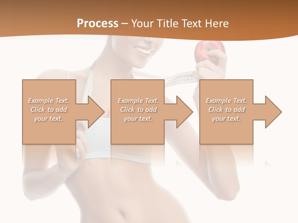 Model Nude Bottom PowerPoint Template